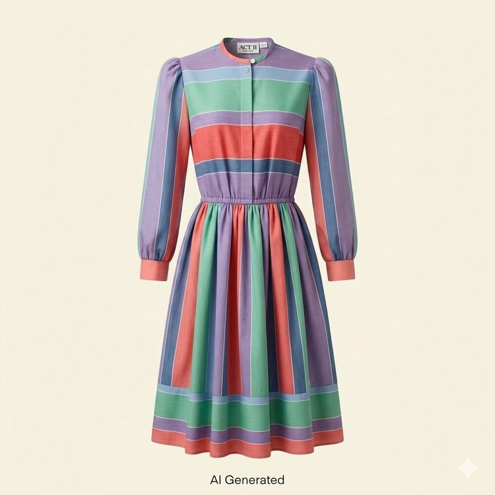 V 080-Vintage Dress Act I size 5/6